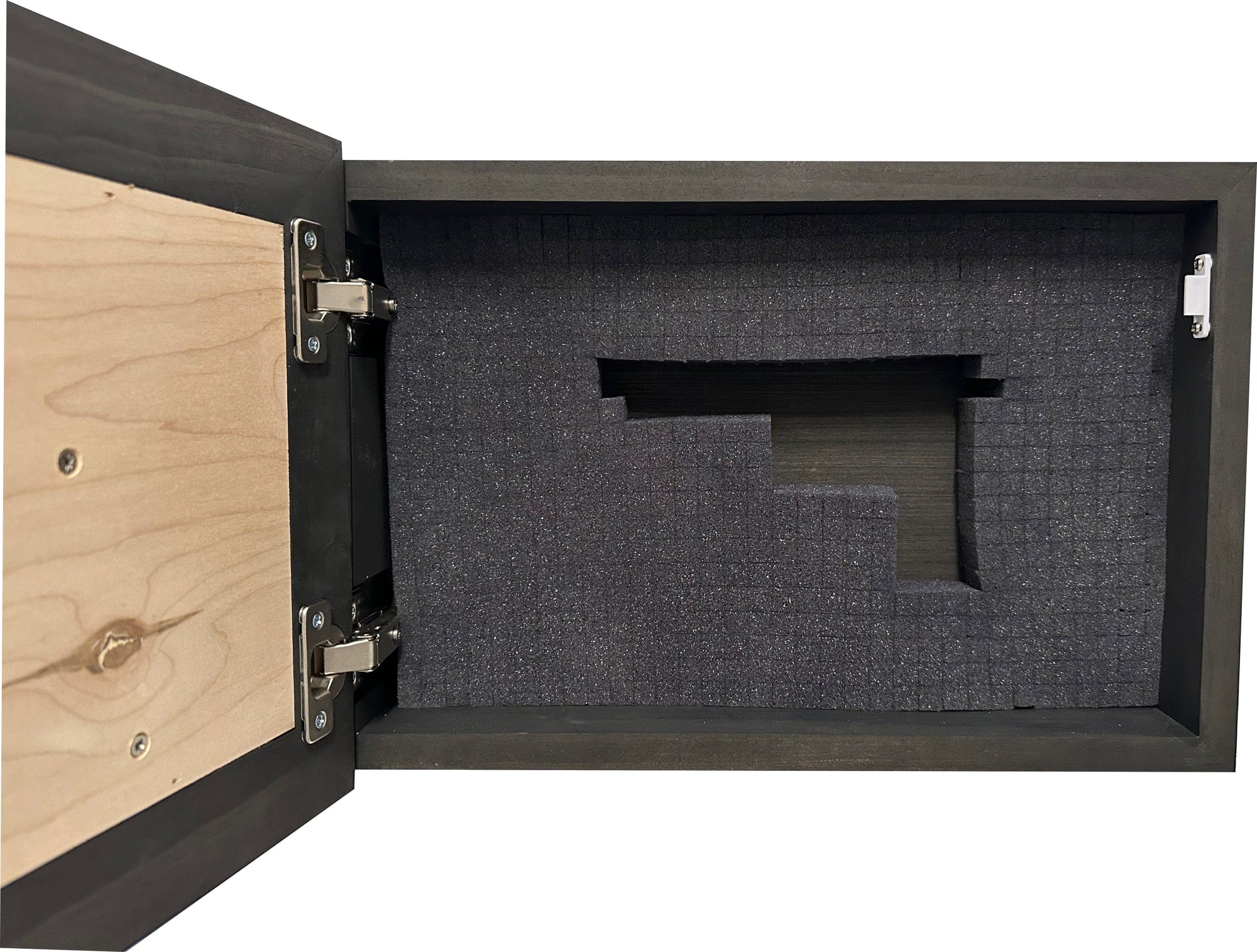 Decorative Secured Gun Storage Cabinet with Family Branches (Black) Armadillo Safe and Vault