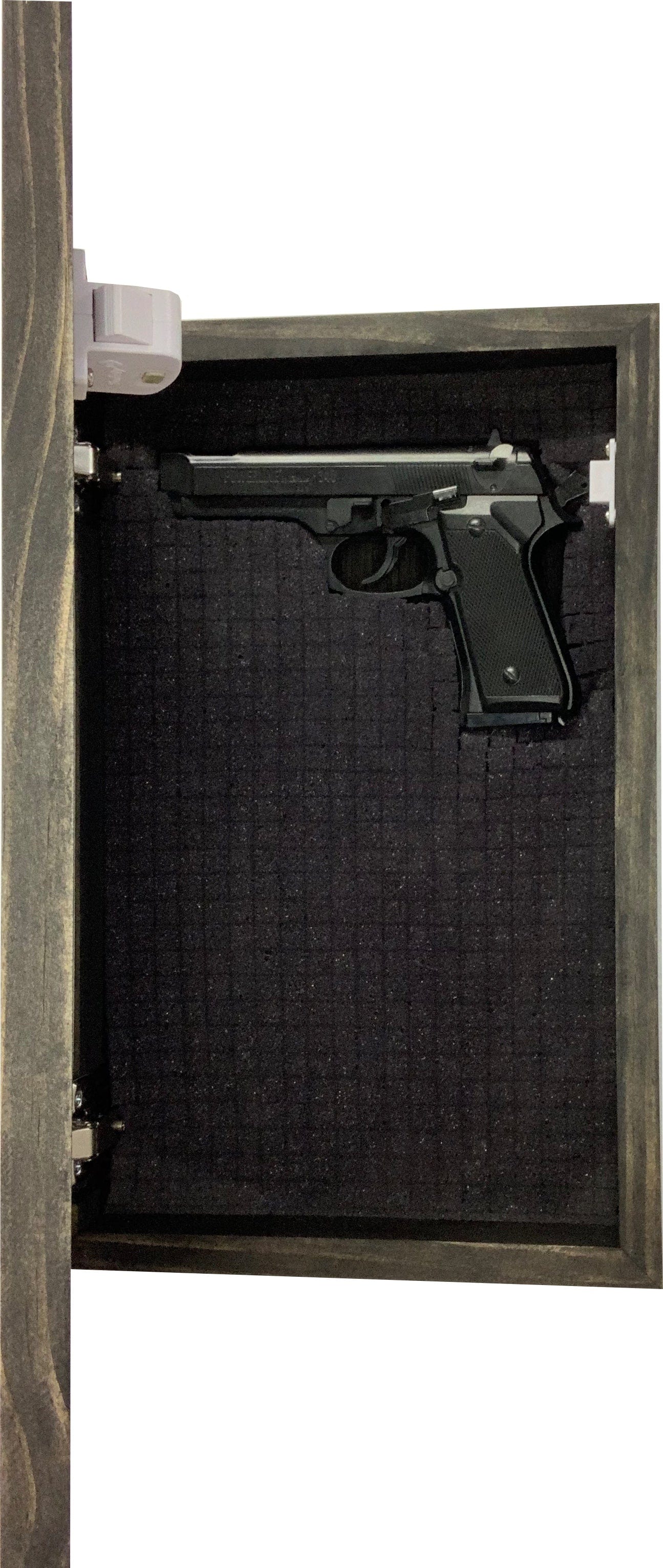 Gothic Skull Giving Middle Finger Decorative Gun Cabinet To Securely Store Your Gun In Any Room! Armadillo Safe and Vault