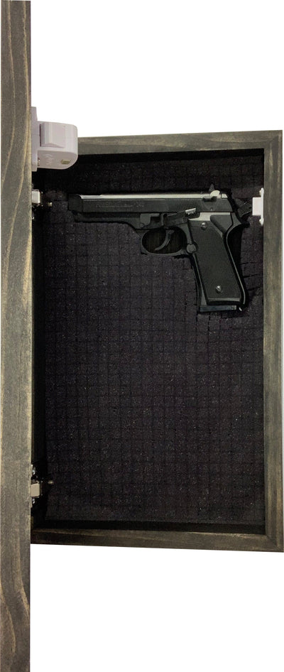 Gothic Skull Giving Middle Finger Decorative Gun Cabinet To Securely Store Your Gun In Any Room! Armadillo Safe and Vault