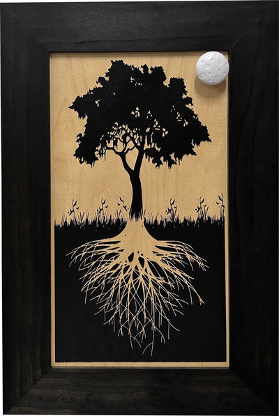 Hidden Gun Storage Tree Roots Silhouette Concealment Shelf Armadillo Safe and Vault