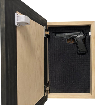 Hidden Gun Storage Tree Roots Silhouette Concealment Shelf Armadillo Safe and Vault