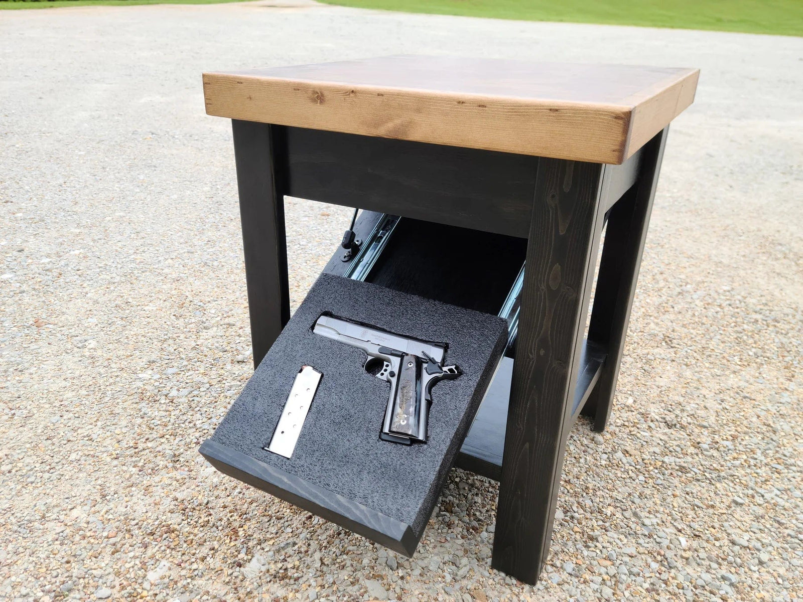 Liberty Home Defender Series Hidden Compartment Nightstand Armadillo Safe and Vault