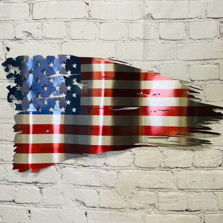 Metal Art of Wisconsin Outdoor Aluminum Old Glory Armadillo Safe and Vault
