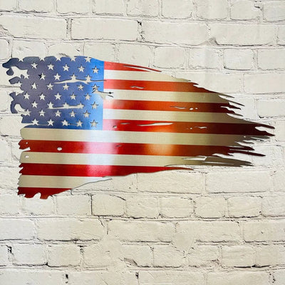 Metal Art of Wisconsin Outdoor Aluminum Old Glory Armadillo Safe and Vault