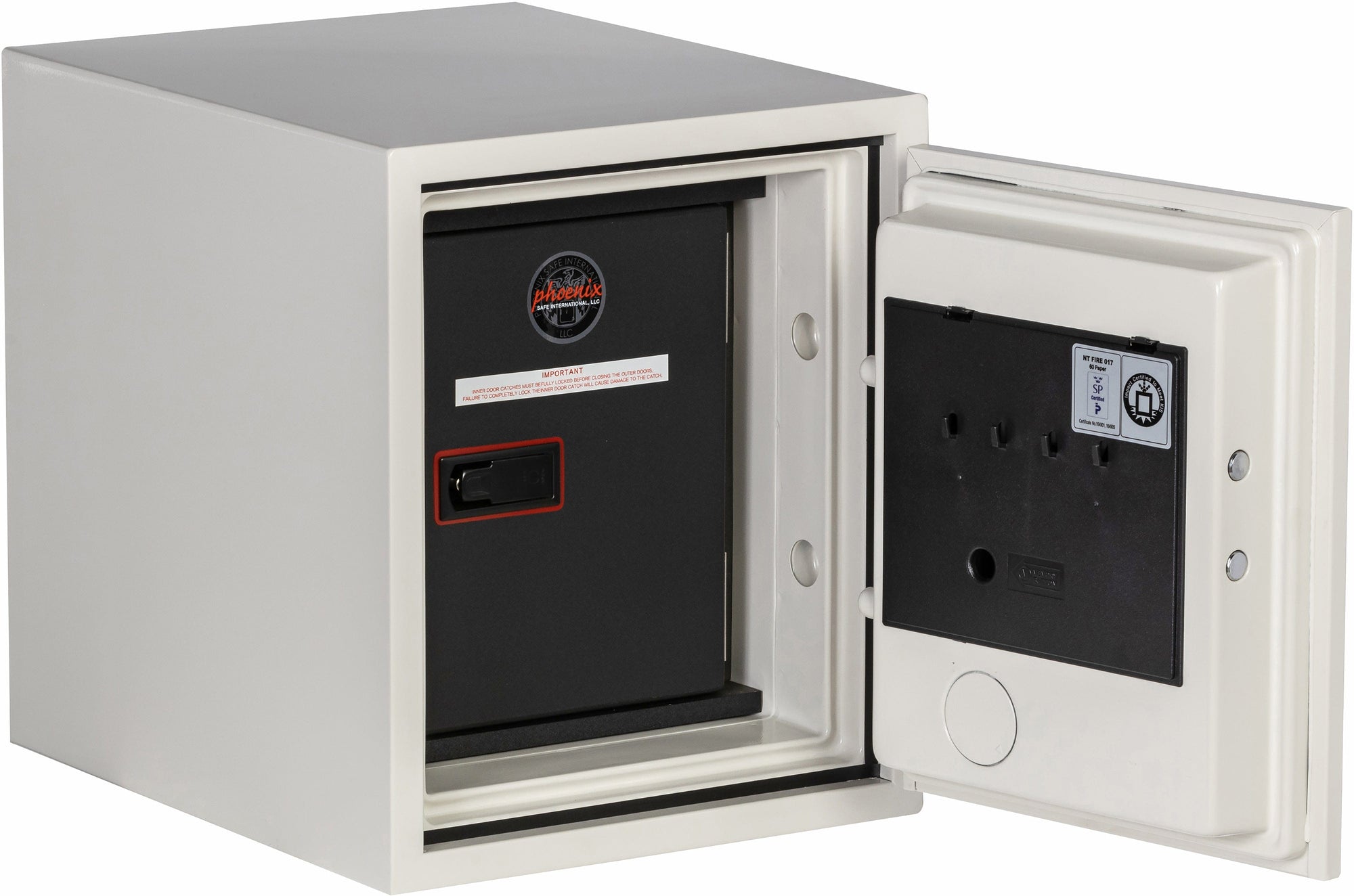 Phoenix 2001 Datacare 1-Hour Key Lock Fireproof Media Safe with Water Seal Armadillo Safe and Vault