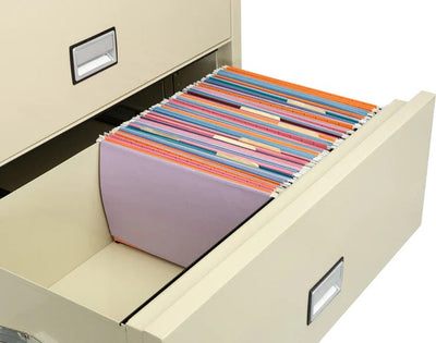 Phoenix LAT4W38 Lateral 38 inch 4-Drawer Fireproof File Cabinet with Water Seal Armadillo Safe and Vault