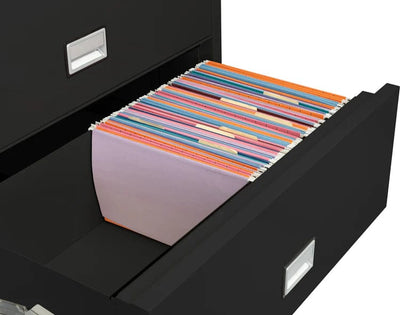 Phoenix LAT4W38 Lateral 38 inch 4-Drawer Fireproof File Cabinet with Water Seal Armadillo Safe and Vault
