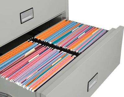 Phoenix LAT4W38 Lateral 38 inch 4-Drawer Fireproof File Cabinet with Water Seal Armadillo Safe and Vault