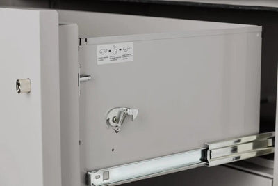 Phoenix LAT4W44 Lateral 44 inch 4-Drawer Fireproof File Cabinet with Water Seal Armadillo Safe and Vault