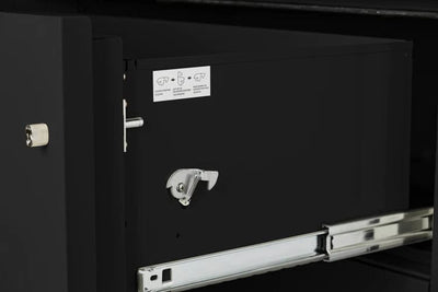 Phoenix LAT4W44 Lateral 44 inch 4-Drawer Fireproof File Cabinet with Water Seal Armadillo Safe and Vault
