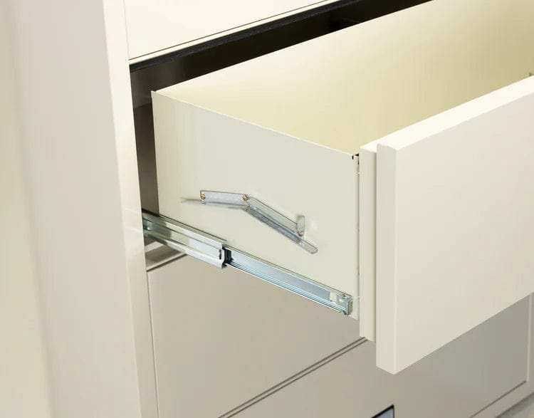 Phoenix LAT4W44 Lateral 44 inch 4-Drawer Fireproof File Cabinet with Water Seal Armadillo Safe and Vault