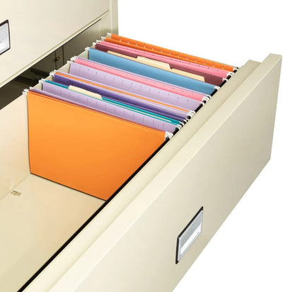 Phoenix LAT4W44 Lateral 44 inch 4-Drawer Fireproof File Cabinet with Water Seal Armadillo Safe and Vault