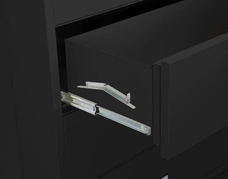 Phoenix LAT4W44 Lateral 44 inch 4-Drawer Fireproof File Cabinet with Water Seal Armadillo Safe and Vault