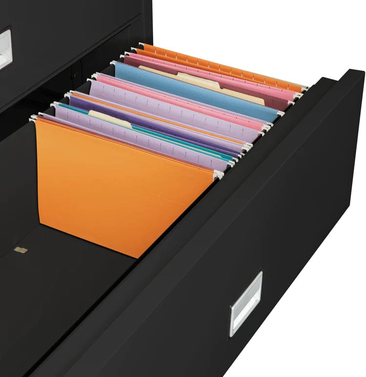Phoenix LAT4W44 Lateral 44 inch 4-Drawer Fireproof File Cabinet with Water Seal Armadillo Safe and Vault