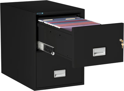 Phoenix LGL2W31 Vertical 31 inch 2-Drawer Legal Fireproof File Cabinet with Water Seal Armadillo Safe and Vault