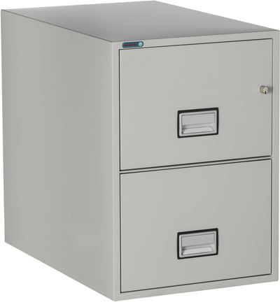 Phoenix LGL2W31 Vertical 31 inch 2-Drawer Legal Fireproof File Cabinet with Water Seal Armadillo Safe and Vault