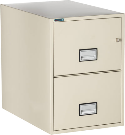 Phoenix LGL2W31 Vertical 31 inch 2-Drawer Legal Fireproof File Cabinet with Water Seal Armadillo Safe and Vault