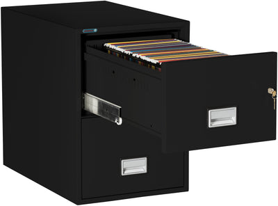 Phoenix LGL2W31 Vertical 31 inch 2-Drawer Legal Fireproof File Cabinet with Water Seal Armadillo Safe and Vault