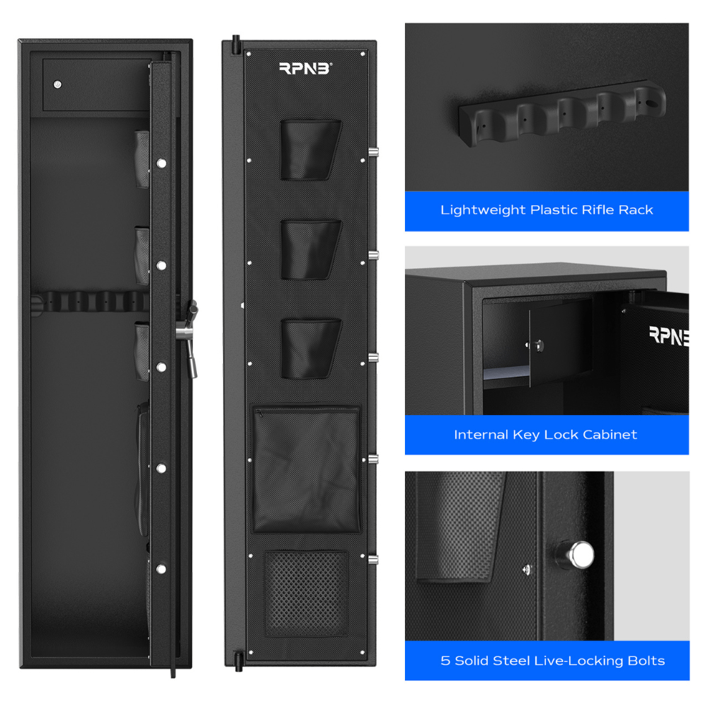 RPNB Biometric RP10FR Rifle Safe Armadillo Safe and Vault