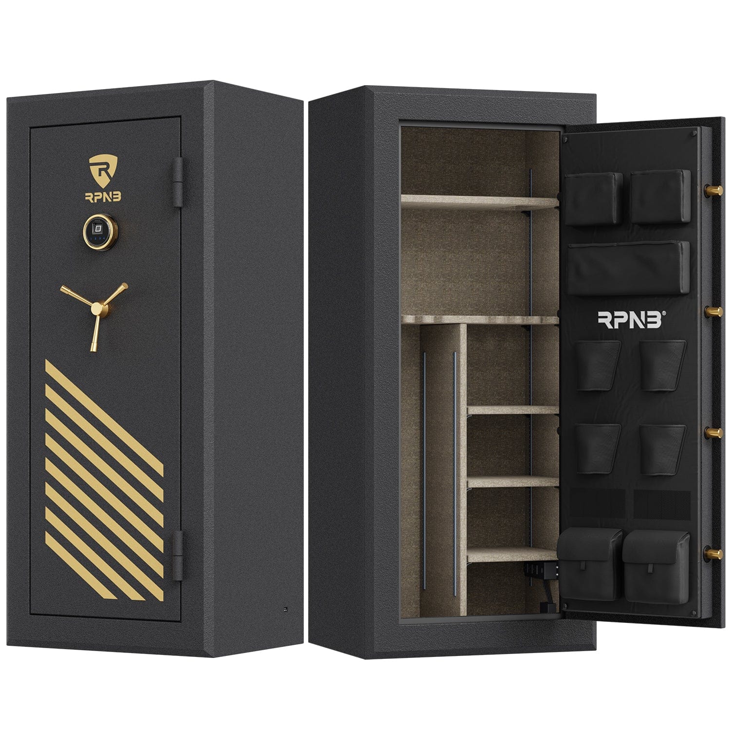 RPNB Biometric RPFS24 Fireproof 24 Gun Safe Armadillo Safe and Vault