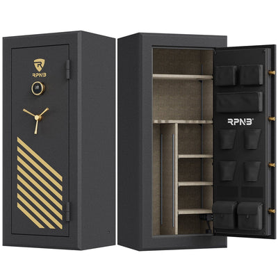 RPNB Biometric RPFS24 Fireproof 24 Gun Safe Armadillo Safe and Vault