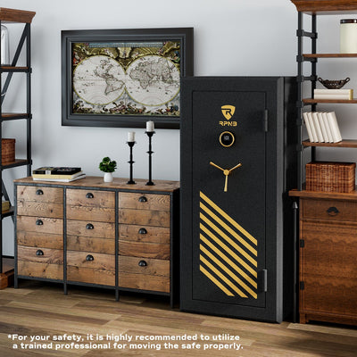 RPNB Biometric RPFS24 Fireproof 24 Gun Safe Armadillo Safe and Vault