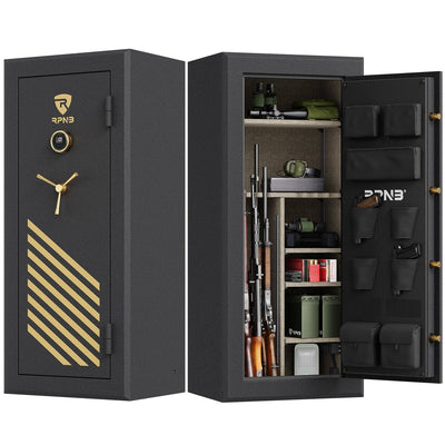 RPNB Biometric RPFS24 Fireproof 24 Gun Safe Armadillo Safe and Vault
