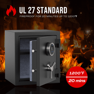 RPNB Biometric RPFS40 Fireproof Safe Armadillo Safe and Vault