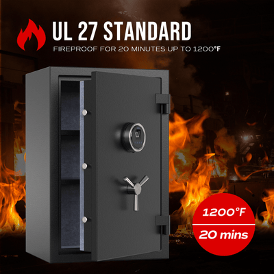 RPNB Biometric RPFS66 Fireproof Safe Armadillo Safe and Vault