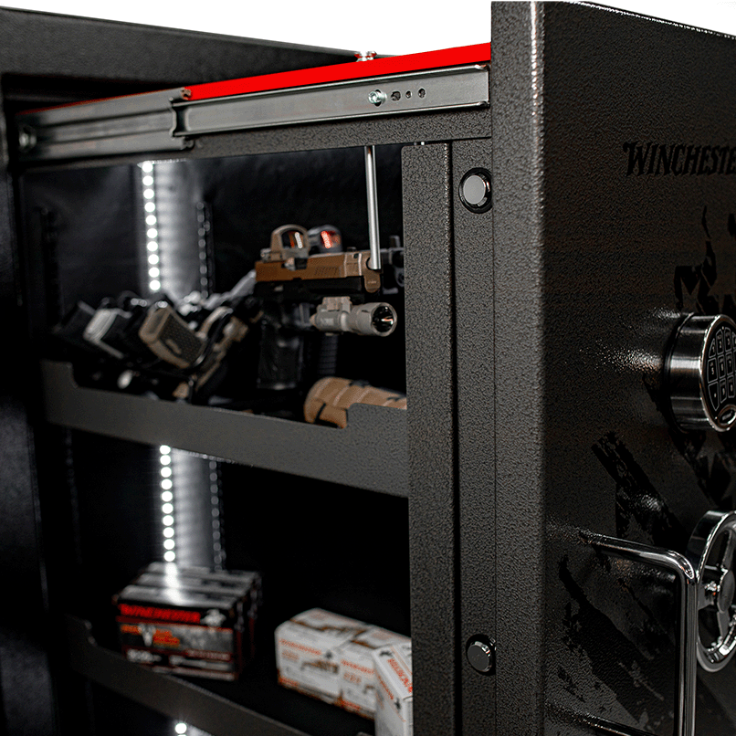 Winchester Defender Double Door 2-Hour 40 Gun Fire Safe Armadillo Safe and Vault