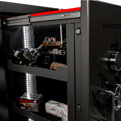 Winchester Defender Double Door 2-Hour 40 Gun Fire Safe Armadillo Safe and Vault