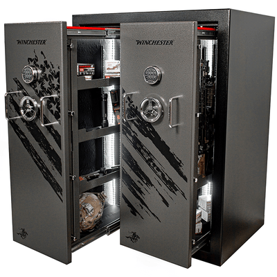 Winchester Defender Double Door 2-Hour 40 Gun Fire Safe Armadillo Safe and Vault