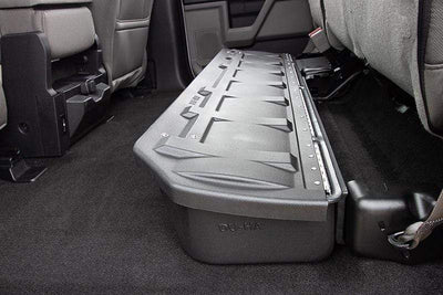 DU-HA 2017-2021 Ford F250-F550 Super Duty Crew Cab Underseat Lockbox Storage Armadillo Safe and Vault