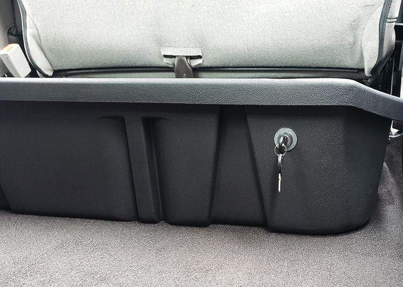 DU-HA 2017-2021 Ford F250-F550 Super Duty Crew Cab Underseat Lockbox Storage Armadillo Safe and Vault