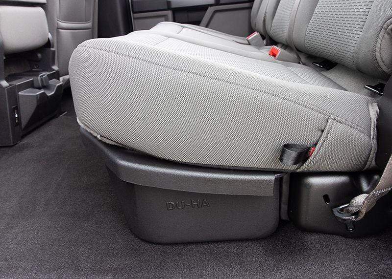 DU-HA 2017-2021 Ford F250-F550 Super Duty Crew Cab Underseat Lockbox Storage Armadillo Safe and Vault