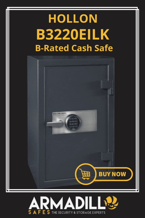 Hollon B3220EILK B-Rated Cash Safe - Armadillo Safes