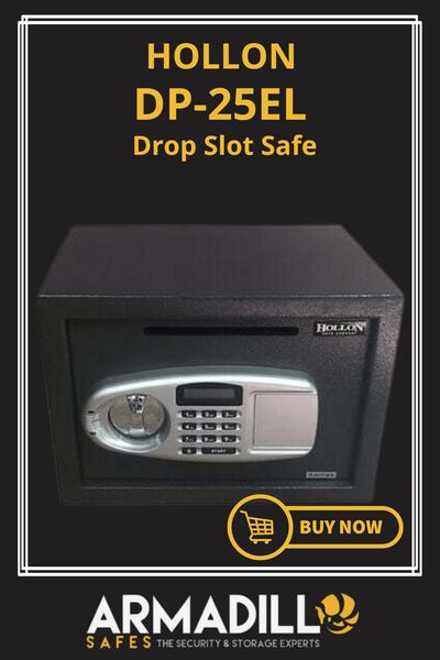 Hollon DP-25EL Drop Slot Safe Armadillo Safe and Vault