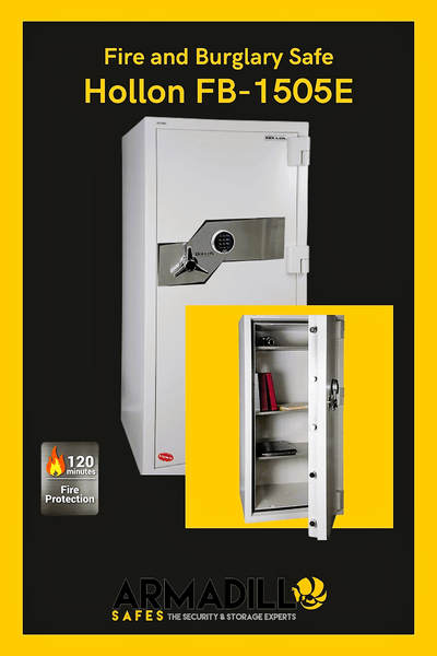 Hollon FB-1505E Fire and Burglary Safe Armadillo Safe and Vault