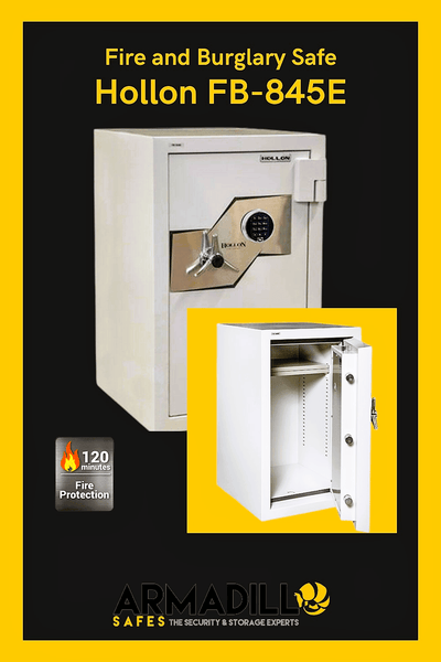 Hollon FB-845E Fire and Burglary Safe Armadillo Safe and Vault