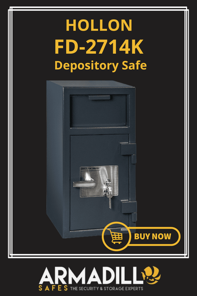 Hollon FD-2714K Depository Safe Armadillo Safe and Vault
