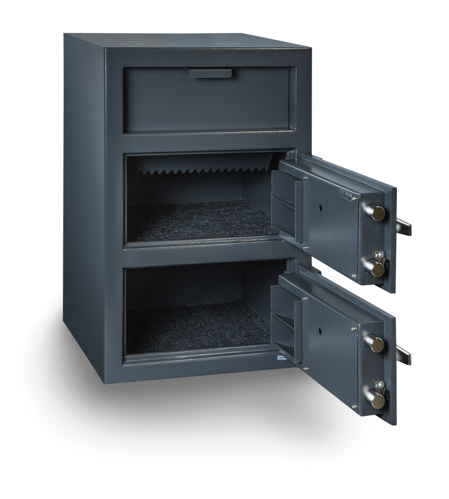 Hollon FDD-3020CC Double Door Depository Safe Armadillo Safe and Vault