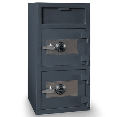 Hollon FDD-4020CC Double Door Depository Safe Armadillo Safe and Vault