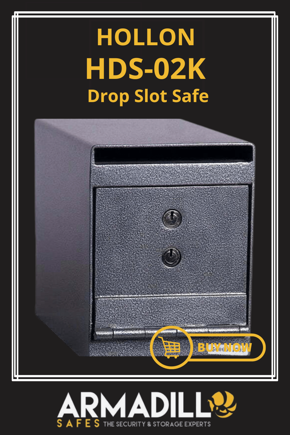Hollon HDS-02K Drop Slot Safe Armadillo Safe and Vault