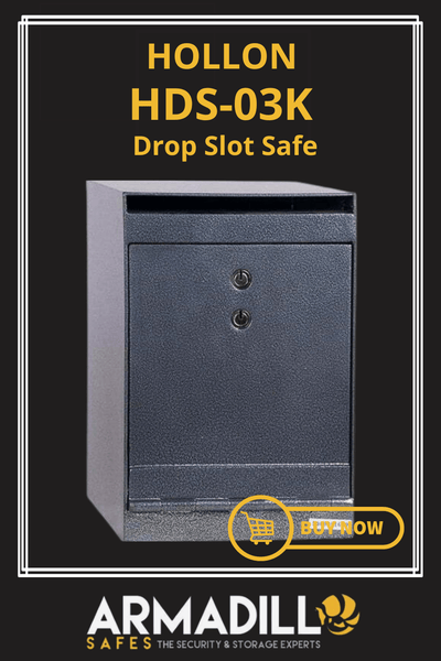 Hollon HDS-03K Drop Slot Safe Armadillo Safe and Vault