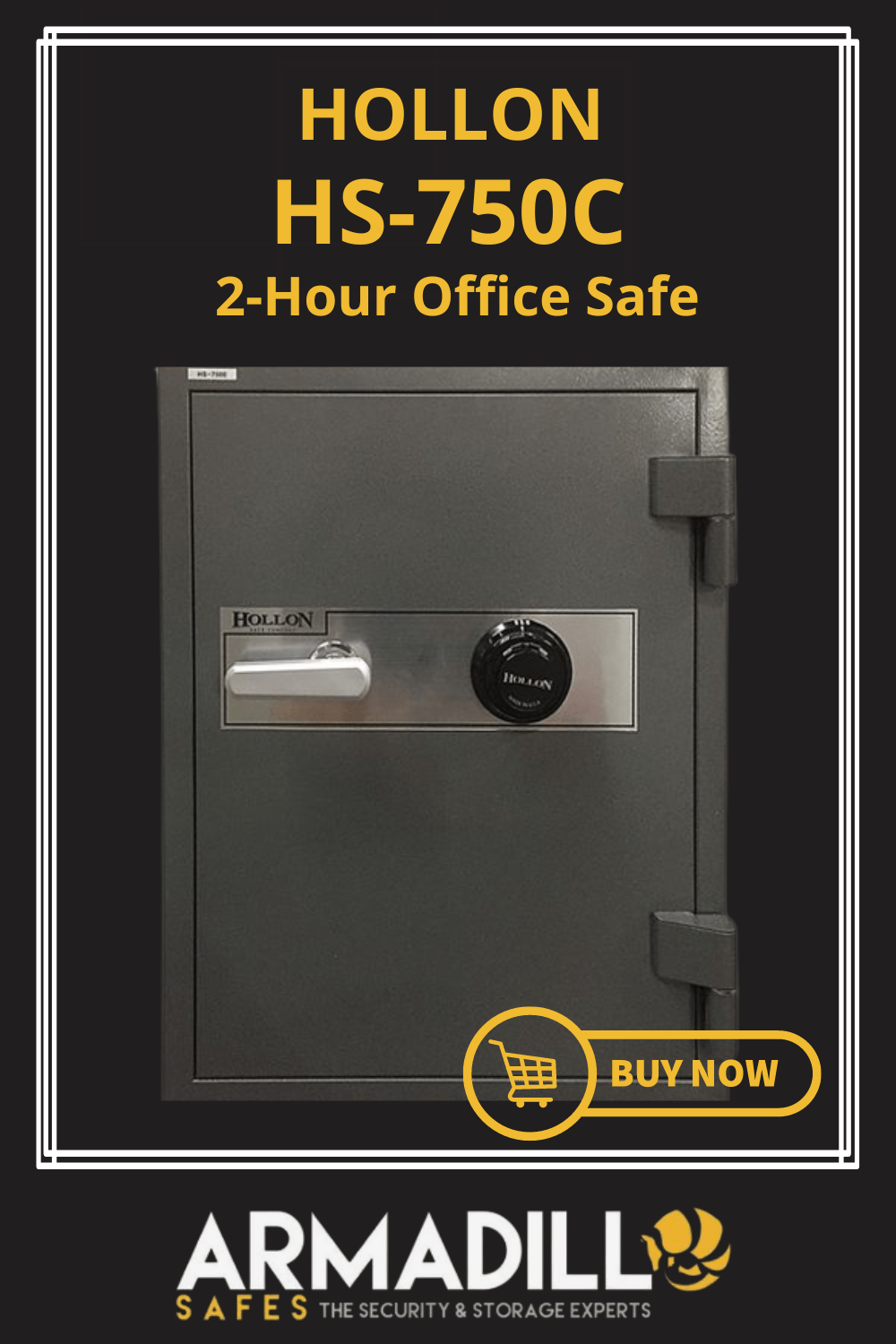 Hollon HS-750C 2-Hour Office Safe Armadillo Safe and Vault