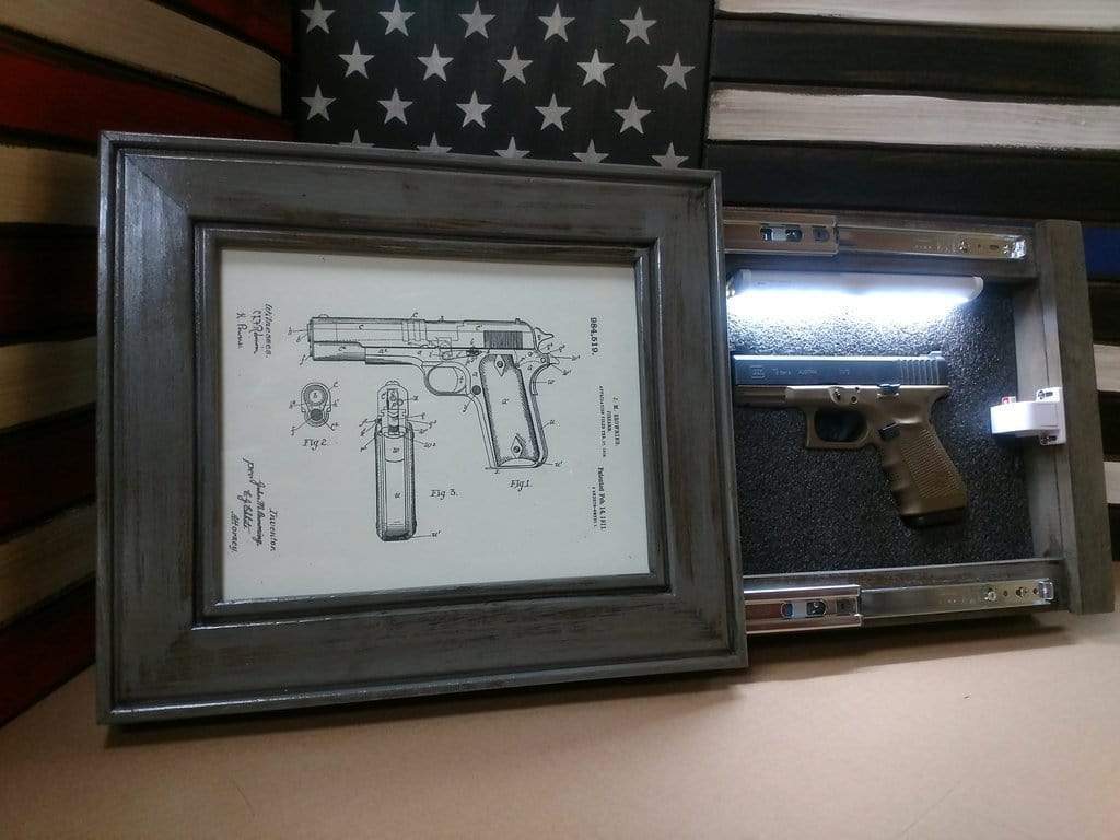 Liberty Home 8x10 Picture Gun Concealment Safe Armadillo Safe and Vault