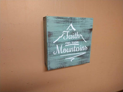 Liberty Home "Faith Moves" Mini Wall Art Box Armadillo Safe and Vault