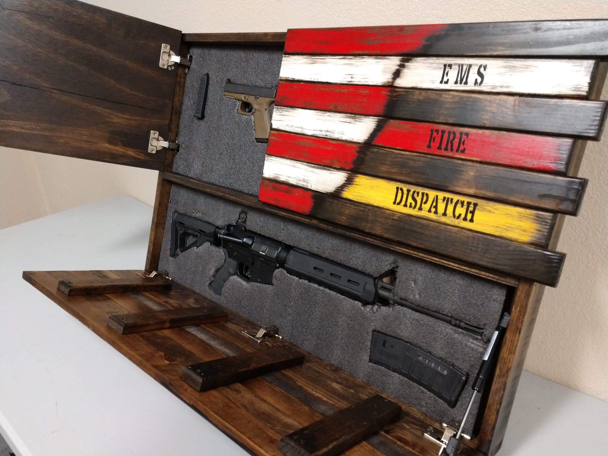 Liberty Home "Heroes" Concealment Flag Armadillo Safe and Vault