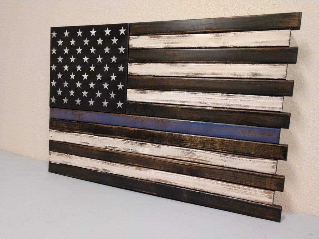 Liberty Home Large American Flag Gun Concealment Case With 2 Compartments Armadillo Safe and Vault