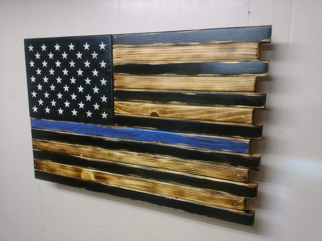 Liberty Home Large American Flag Gun Concealment Case With 2 Compartments Armadillo Safe and Vault